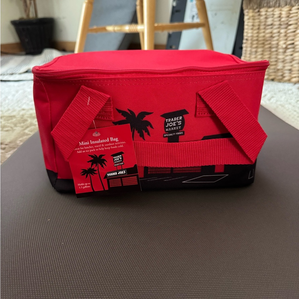 Trader Joe's Red Insulated Mini Bag